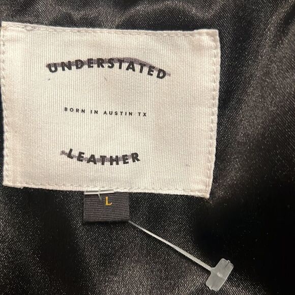 UNDERSTATED LEATHER WOMEN'S HOWDY FRINGE STUDDED MOTO JACKET - Picture 6 of 6